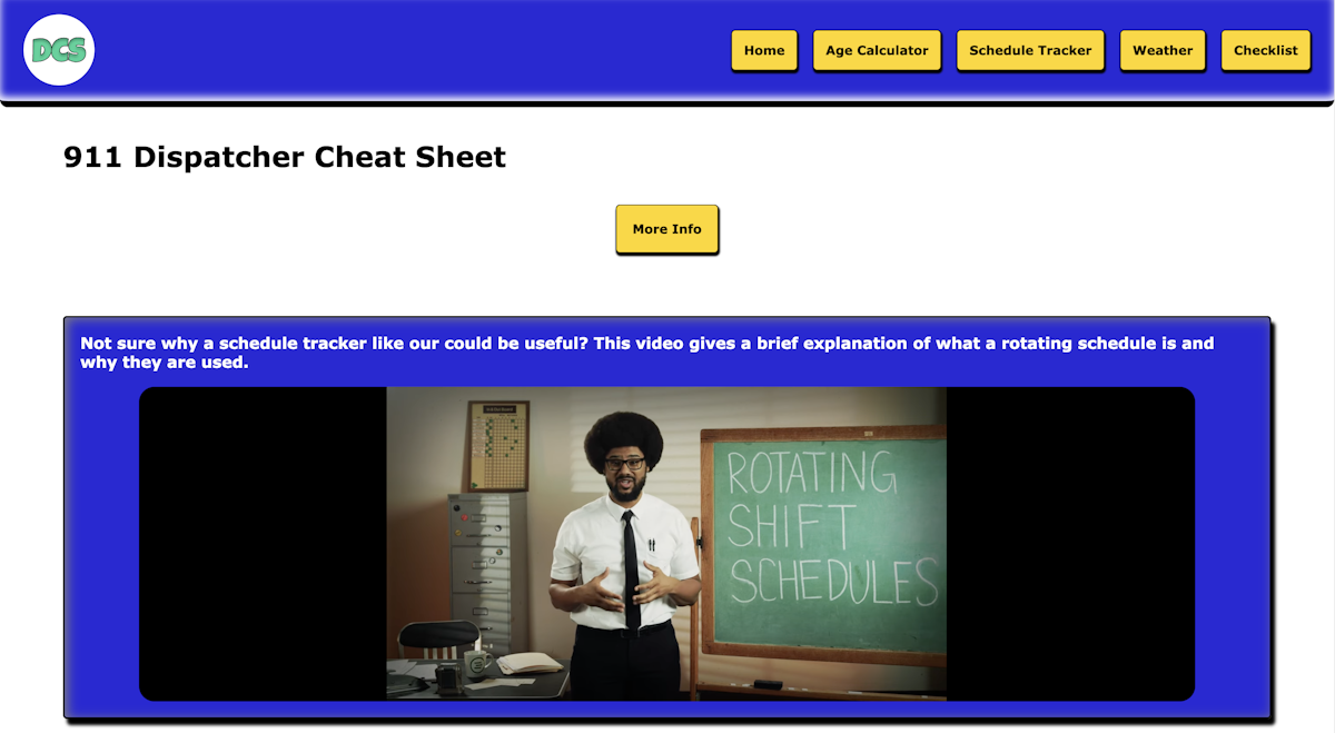 Dispatcher Cheat Sheet